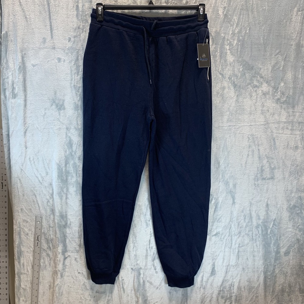 Blue Ice Men's Jogger Sweatpants 2XL Navy Blue‎ Pockets Drawstring